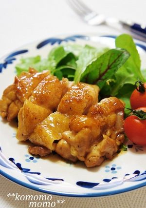 A picture of Soy Sauce Butter Teriyaki Chicken.