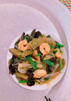 Hình của món Miến hải sản.