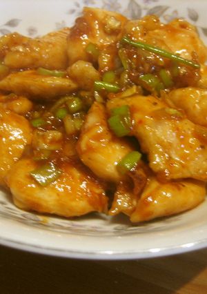 A picture of Chinese-Style Spicy Teriyaki Chicken (Great with Rice).