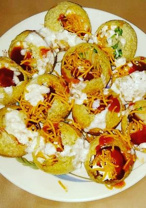 দই ফুচকা চাট রেসিপির প্রধান ছবি