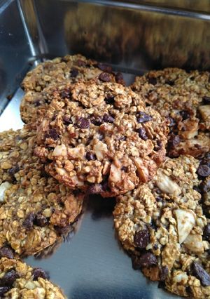 Une photo de Biscuit banane flocon d'avoine