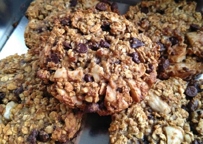 Biscuit banane flocon d'avoine de melodie Jelu - Cookpad