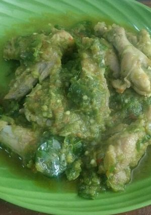 Foto resep Ayam sambal ijo