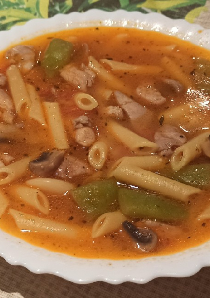 Una foto de Macarrones caldosos