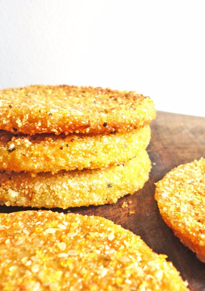 Una foto de Milanesas vegetarianas /veganas de arroz integral, sin gluten y súper económicas