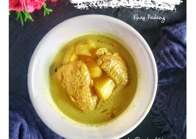 Resep Gulai Sayap Ayam Khas Padang Versi Tidak Pedas Yang Lezat
