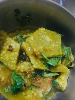 बेसन गट्टे की सब्जी रेसिपी मुख्य फोटो