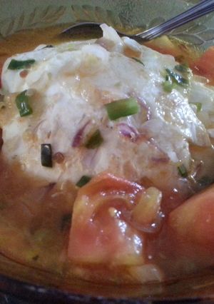 Foto resep Simple Sauteed Egg With Tomato