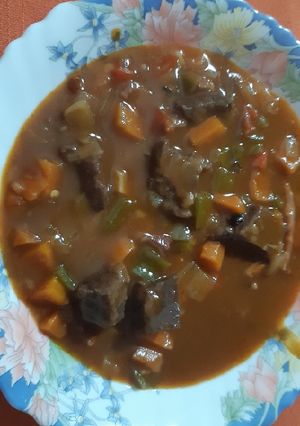 Una foto de Entraña guisada en olla rápida