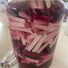Pickled Beetroot and Turnips A picture of Pickled Beetroot and Turnips.