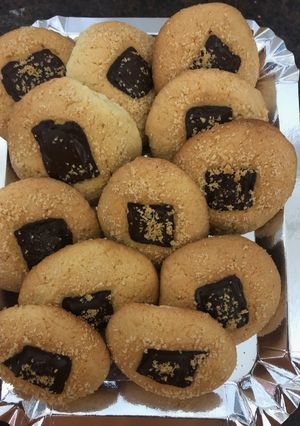 Una foto de Delicias de almendra y chocolate
