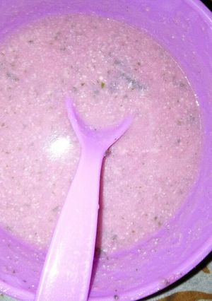 Foto resep MPASI 6 bulan (first eat😁)
