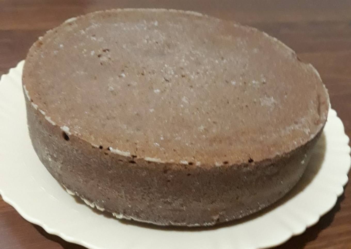 Eggless chocolate cake