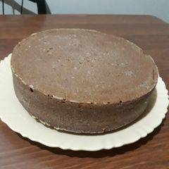 A picture of Eggless chocolate cake.