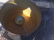 Una foto de pancita de res con garbanzo