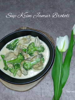 Foto resep Sup Krim Jamur Brokoli