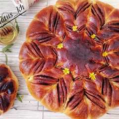 بريوش على شكل زهرة🌻🌻-レシピのメイン写真