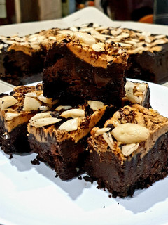 Foto resep Keto Chewy Espresso Peanut Butter Brownies #Ketopad