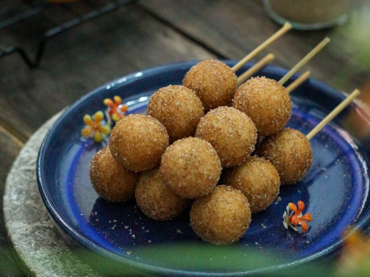 Cara Memasak Chapssal Donuts / Korean Glutinous Rice Balls Enak Dan Mudah