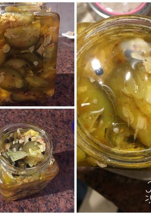 Una foto de Conserva de zapallitos