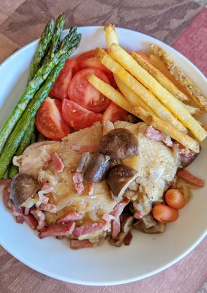 (簡易)法式紅酒燉雞- Coq Au Vin 的食譜成品照片