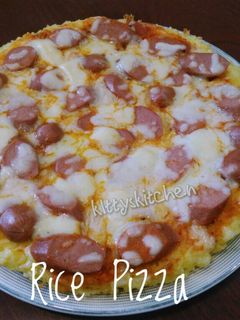 Foto resep Pizza Nasi (Rice Pizza)