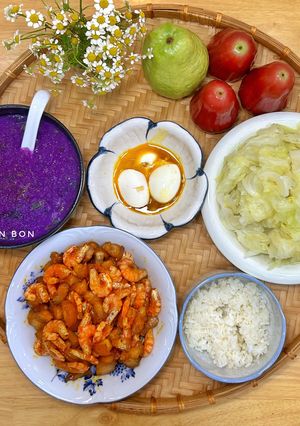 Hình của món Mâm Cơm Gia Đình Đơn Giản.