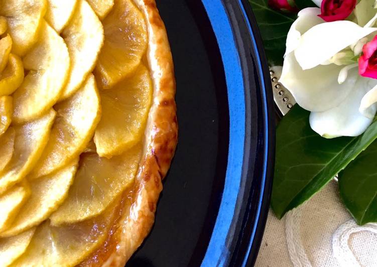 Tarta de manzana y cabello de ángel