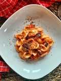 Orecchiette Siciliana with Eggplant, Tomato, and Toasted Breadcrumbs