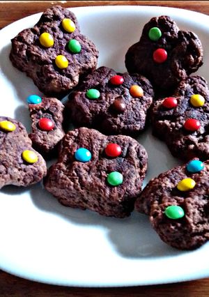 Una foto de Galletitas de chocolate y rocklets