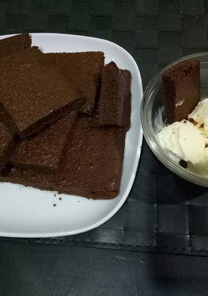 Foto resep Easy Brownies & Ice cream Cookies and Cream