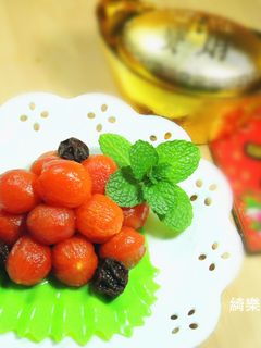 桂花話梅醃漬蕃茄 的食譜成品照片