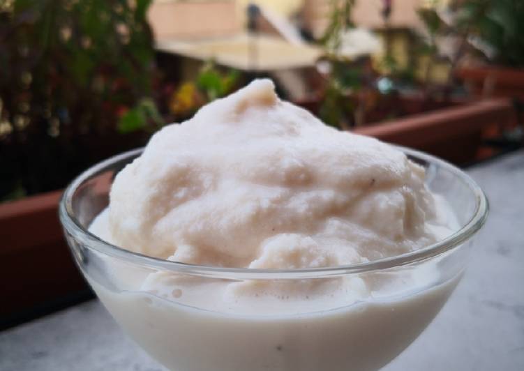 Gelato allo yogurt senza panna