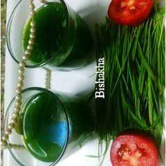 Wheatgrass Shot A picture of Wheatgrass Shot.