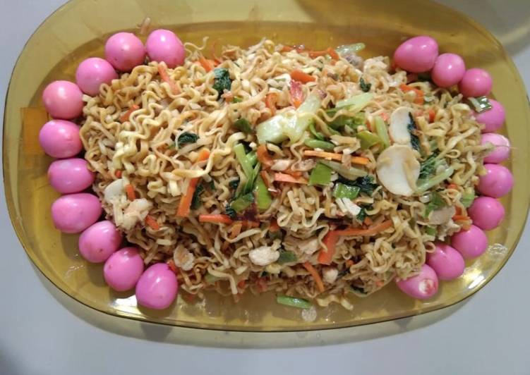 Cara Gampang Menyiapkan Mie Goreng panjang umur, Lezat