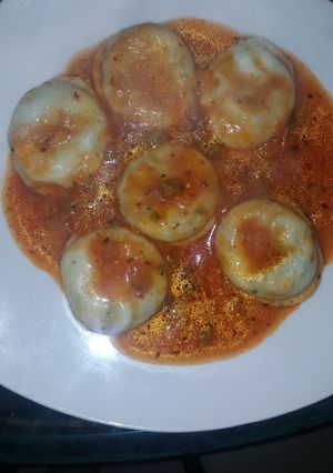Una foto de Sorrentinos de verdura