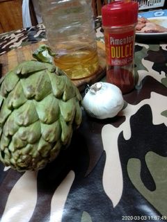 Una foto de Alcachofas en vinagre
