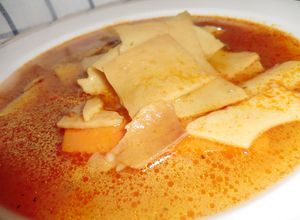 Lebbencsleves recept fotója