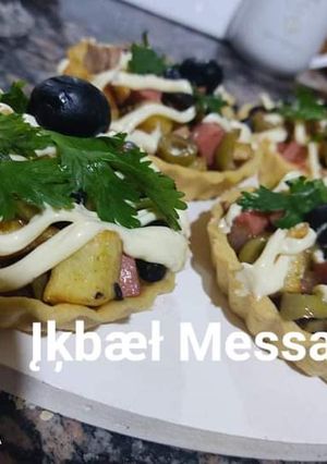 صورة لوصفة 🤤 تارتولات مالحين مع إقبال 🤤