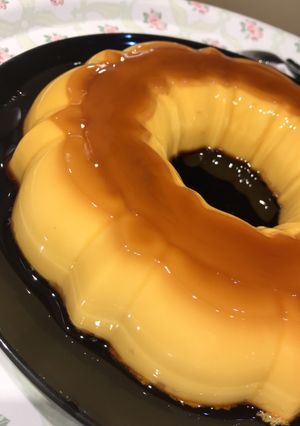 صورة لوصفة كريم كراميل 🍮 بالجبن والقشطه