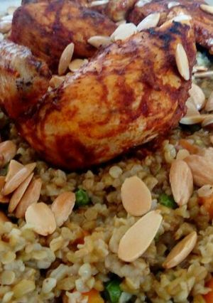 صورة لوصفة فريكة بالدجاج