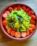 Cabbage poriyal