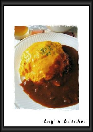 A picture of Fluffy Soft Omelet Rice (Omurice).