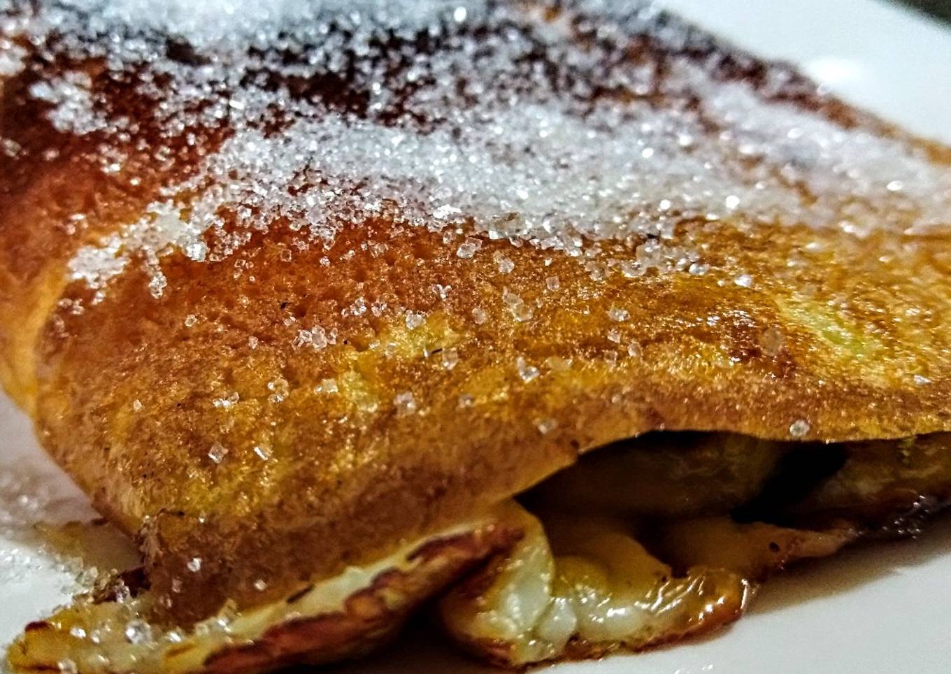 CREPA Rellena de Plátano🍌 Maduro y Queso 🧀Costeño...!