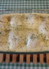 Foto principal de Lasaña de raviolis con salmón y quesos