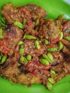 Foto resep Ayam crispy sambal pete