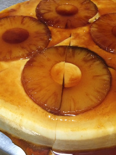 Una foto de Tarta tatín de piña sin horno