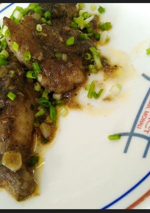 A picture of Schezwan fish.