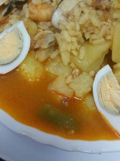 Una foto de Patatillas con arroz