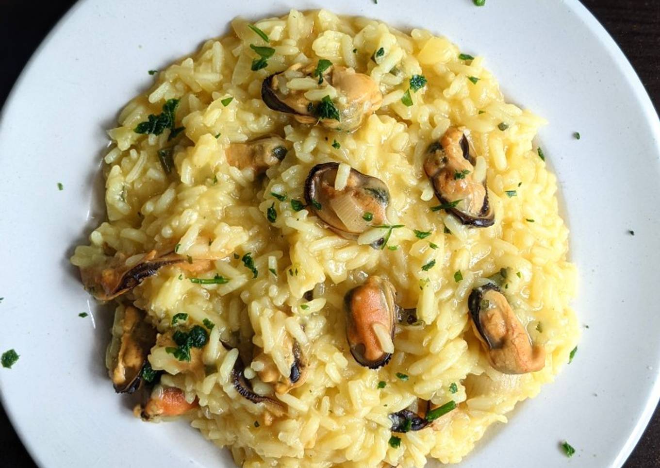 Arroz con azafrán